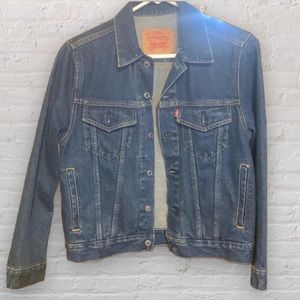 Levi’s 🆕 Trucker Denim Jean Jacket Medium 57511 Premium Dark Coat Y2K S M L